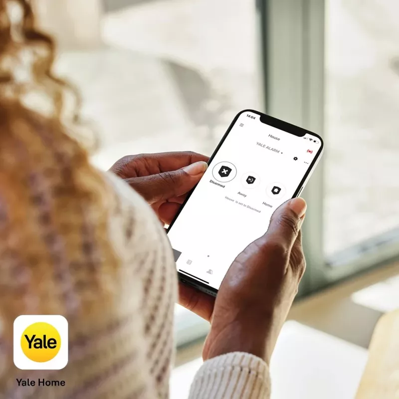 Yale sirena per interni wireless grigio, bianco