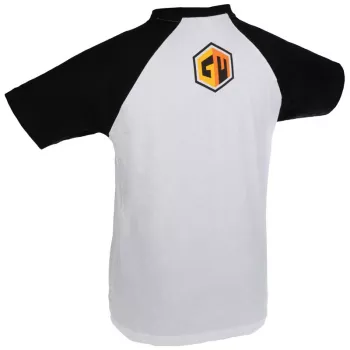 T-shirt Global Masters GM Text - bianco (S)