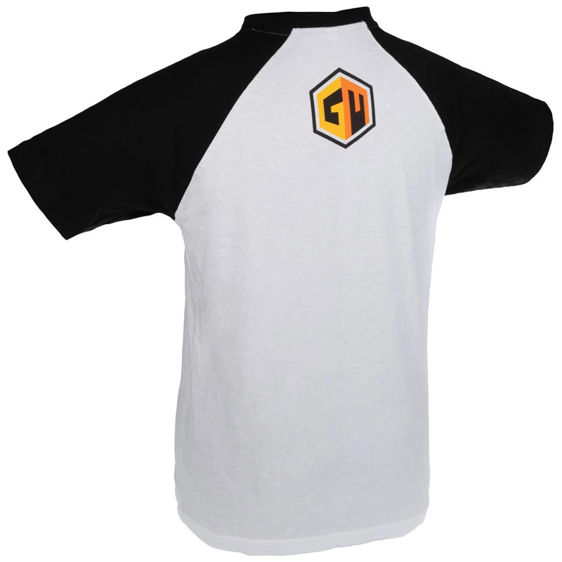 T-shirt Global Masters GM Text - bianco (S)