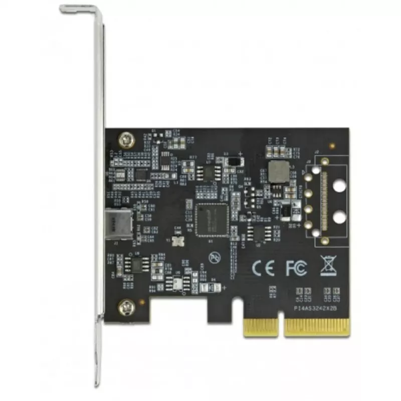DeLOCK - adattatore USB - PCIe 3.0 x4 low-profile - USB 3.2 Gen 2x2 x 1 (89036)