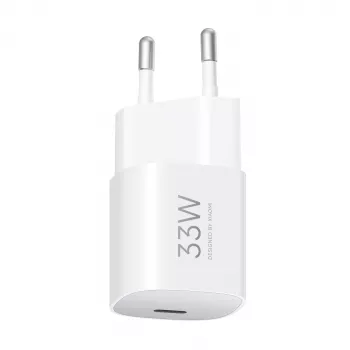 Alimentatore Xiaomi 33W Nano USB-C EU caricatore da parete – uscita USB-C 33 W per telefoni e tablet
