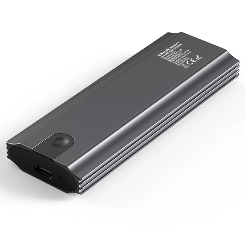 Case | alloggiamento NV2271 per SSD M.2 | SATA | NVMe | USB-C | 2TB