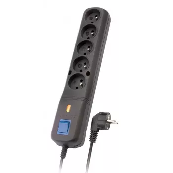 Lestar 5w Lv-530wa, protezione da sovratensione, 2,5 m, nero Lv-530w G-a K. Cz 2,5m