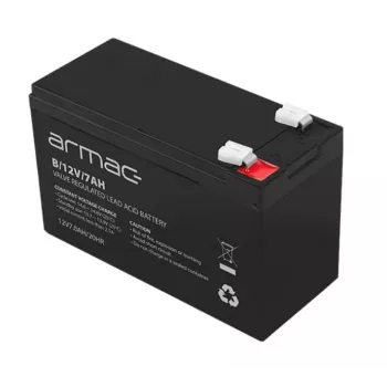 Batteria per UPS ARMAC B/12V/7AH — piombo-acido AGM 12V 7Ah, corrente di scarica max 110A, case ABS