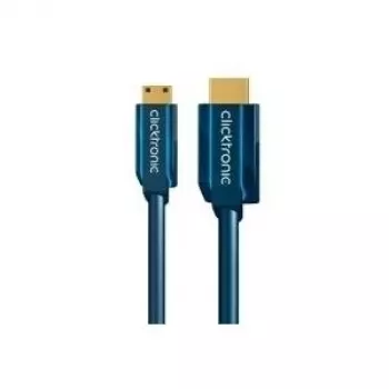 Cavo adattatore Mini-HDMI+ con Ethernet (HDMI A/HDMI Mini C) – 2,0 m adattatore High-Speed HDMI su Mini-HDMI