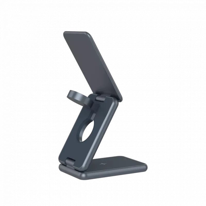 Caricabatterie wireless pieghevole CANYON OnCharge 309 15W 3in1 metallo