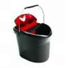 Secchio con strizzatore per mocio Vileda 157870 — nero, 10 L, compatibile con Ultramax & Ultramax XL, 380×300×380 mm