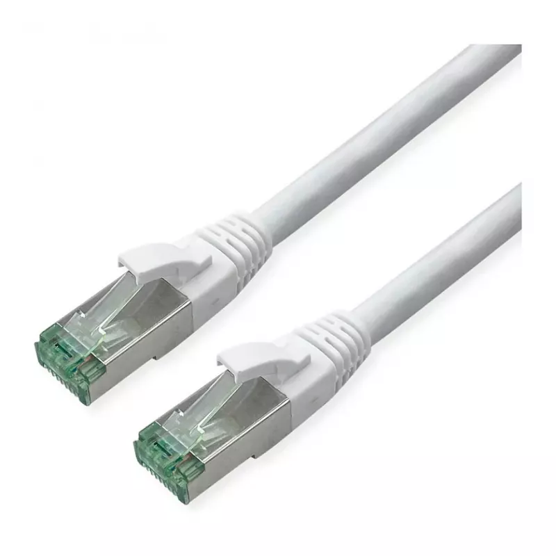 ROLINE RM Cavo patch Cat.6A S/FTP (PiMF), bianco, 0,3 m