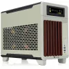 Case mini THERMALTAKE TR100 WS verde matcha, design compatto, supporto per mini-ITX/microATX