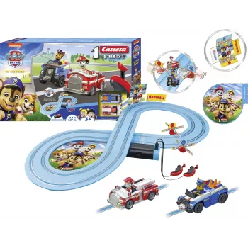 Piste giocattolo CARRERA FIRST Paw Patrol On the Track modello 20063056 — set slot car per bambini