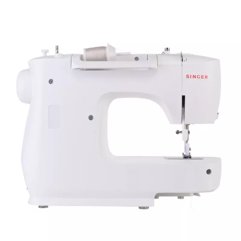 Macchina da cucire meccanica SINGER M2505 – 10 punti, asola automatica, braccio libero, bianca