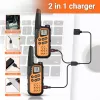 Walkie-talkie Baofeng BF-T25E arancione, 2 pezzi