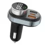Vivavoce Awei C-843 Bluetooth 5.0 con trasmettitore FM, connettori USB e USB-C