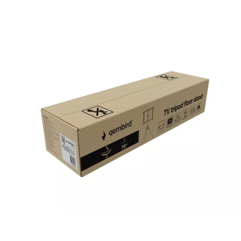 Supporto TV Gembird TVS-75ST-01 nero legno