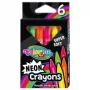 Pastelli a cera neon Colorino Kids 6 colori