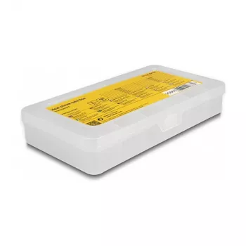 Set di guaine termorestringenti DeLOCK 20863 2:1 trasparente 196 pz.