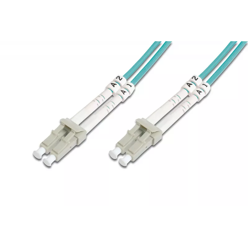 Cavo patch in fibra ottica multimodale OM3 LC/LC 15m Digitus