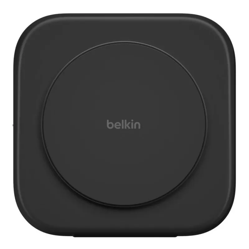 Belkin BoostCharge Pro Qi2 3-in-1 caricabatterie wireless da viaggio magnetico pieghevole, nero, 15 W