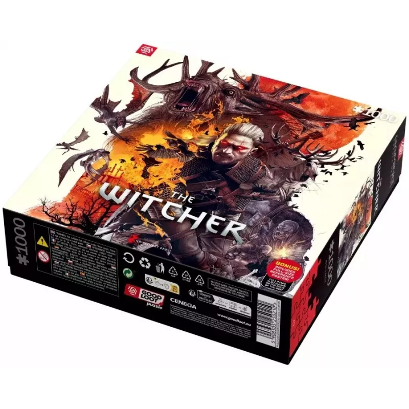 Good Loot Gaming Puzzle: The Witcher Monsters, 1000 pezzi