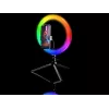 Ring light RGB 26 cm con stativo