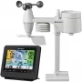 Bresser 7002580 Weather Center 5-in-1 stazione meteo digitale Wi-Fi con sensore professionale, display da 5,7″, alimentazione di rete, nera