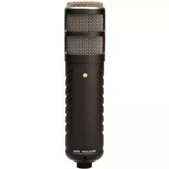 Microfono da studio dinamico RØDE Procaster — con filo, Mini-XLR (3 poli), 75–18.000 Hz, 32 Ω, -56 dB, nero, 695 g