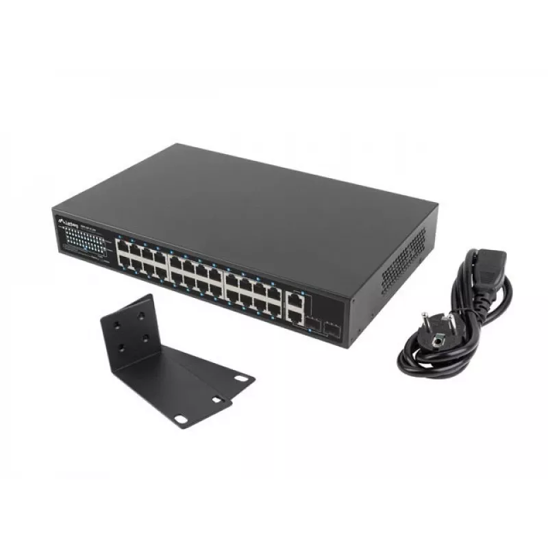 Lanberg RSFE-24P-2C-250 switch di rete unmanaged Gigabit Ethernet (10/100/1000)