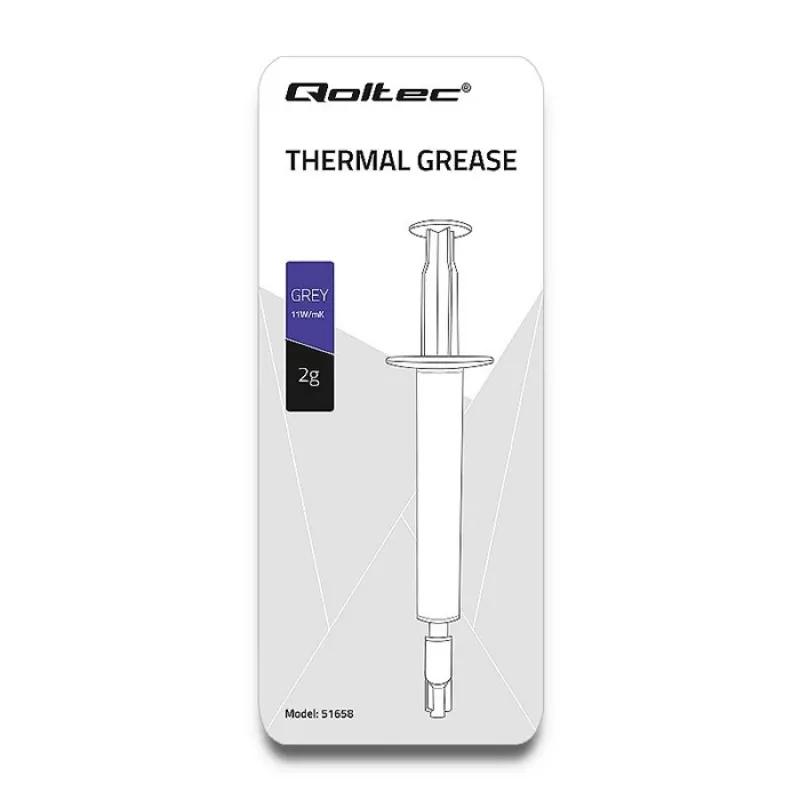 Pasta termica 11W/m-K 2g grigio
