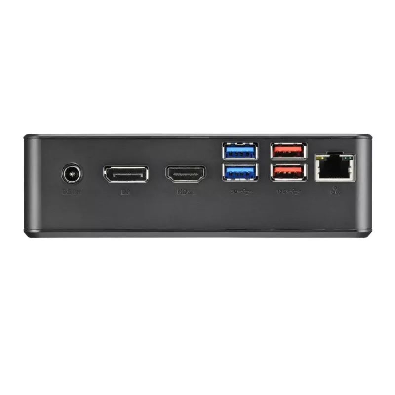 Shuttle XPC Nano PC NC40U, Intel Celeron 7305U, 1x HDMI, 1x DP, 1x USB-C/DP, 6x USB3.2, 1x vano 2,5