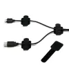 LABEL THE CABLE PRO supporto da parete in velcro per cavi, set da 50 pezzi - nero