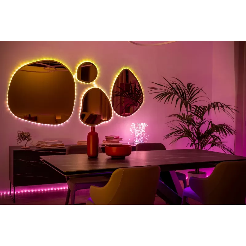 Twinkly Dots 60 RGB luci smart USB, 3 m, nero