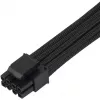 SilverStone SST-PP07E-EPS8B cavo di prolunga EPS 8 pin a EPS/ATX 4+4 pin, 30 cm, nero