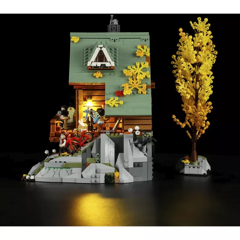 Lumibricks Mountain Cabin kit di costruzione