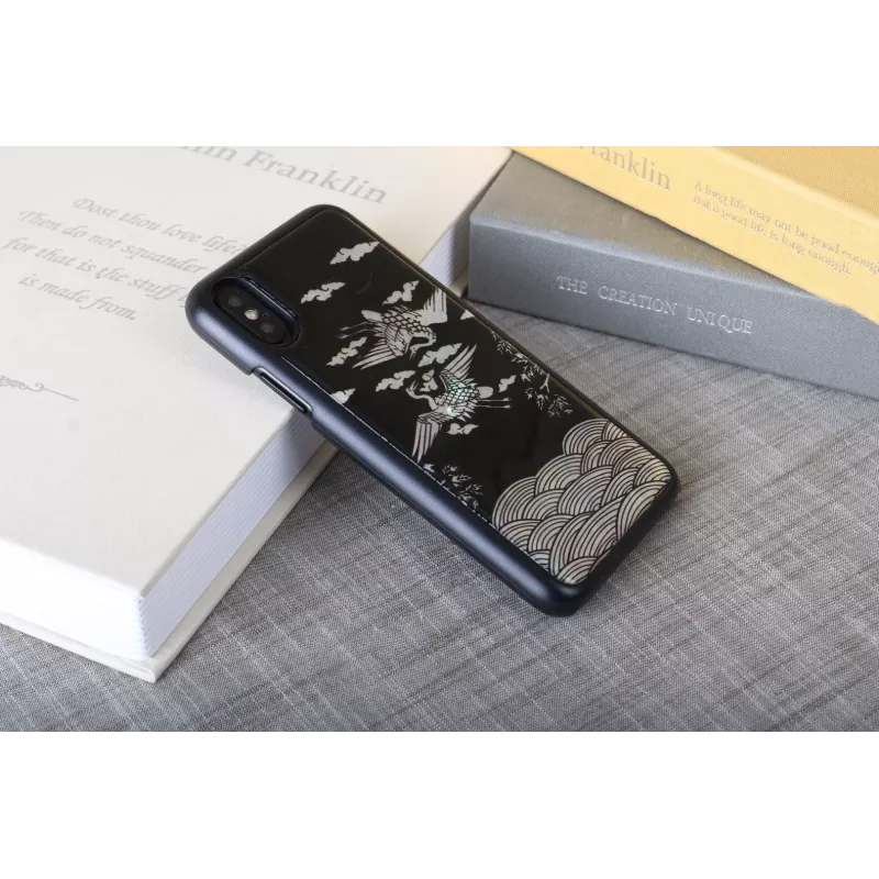 iKins Crane custodia per iPhone XS/X, nera, K1697J