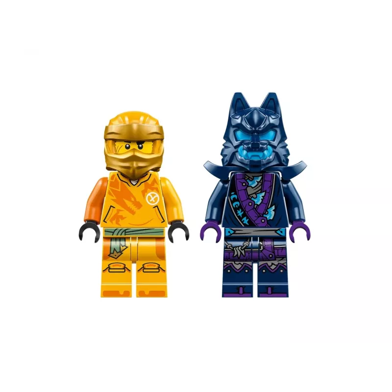 LEGO NINJAGO Mech da battaglia di Arin action figure giocattolo ninja per ragazzi e ragazze da 4 anni, set Dragons Rising con minifigure Arin e mini-kata