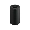 Cestino portarifiuti rotondo in acciaio nero Durable 330601