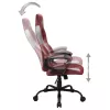 Sedia da ufficio Subsonic SA5642-H1 seduta imbottita schienale imbottito marrone bianco