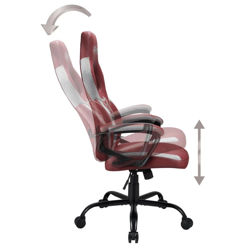 Sedia da ufficio Subsonic SA5642-H1 seduta imbottita schienale imbottito marrone bianco