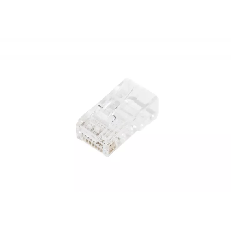 DIGITUS connettore modulare RJ45 (8P8C) pass-through, CAT 5e, non schermato, AWG 26-24, 100 pezzi (X-ML-5U-EZ)