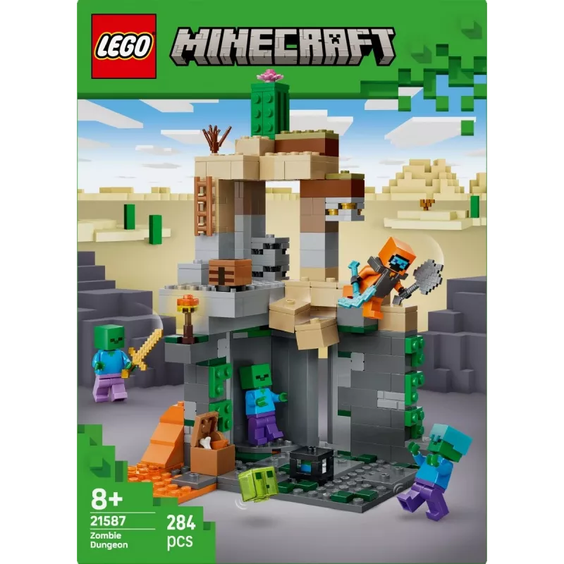 LEGO MINECRAFT 21587 Dungeon degli zombie