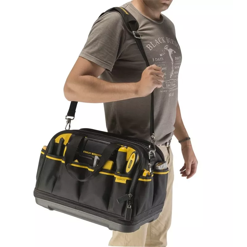 Borsa portautensili STANLEY FATMAX Multi Access FMST1-73607, poliestere, 430 × 280 × 300 mm, 2 maniglie, tracolla