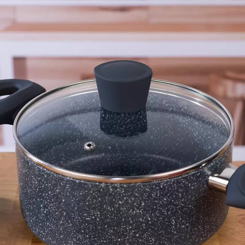 Pentola Russell Hobbs RH00848EU 20 cm pietra – pentola con coperchio