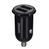 Caricabatterie da auto Baseus Gain Pro universale nero – 2× USB 2.0, 2,4 A per porta, ingresso 12–24 V, uscita 5 V
