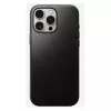 Custodia per smartphone Nomad Modern Leather Case per iPhone 16 Pro Max, 6,9 pollici (17,5 cm), nero, pelle+PC+TPU