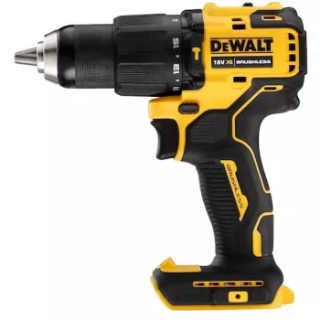 Avvitatore trapano a batteria DeWALT DCD709N-XJ, brushless 18V, 2 marce, 1650 giri/min, 65 N·m, mandrino autoserrante 1,5–13 mm, 1,2 kg
