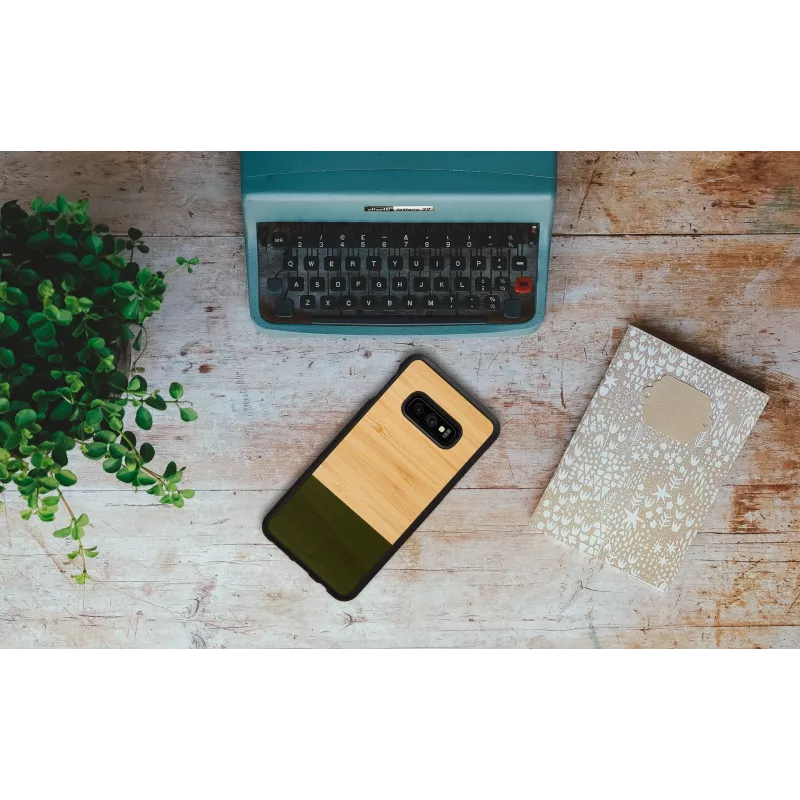 Custodia per cellulare man and wood SmartPhone per Galaxy S10e Bamboo Forest nero