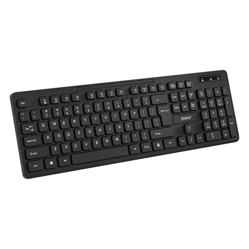 Savio KB-02 Tastiera Home/Office USB QWERTY nero