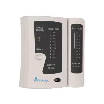 Tester per cavi Extralink, RJ45 RJ11