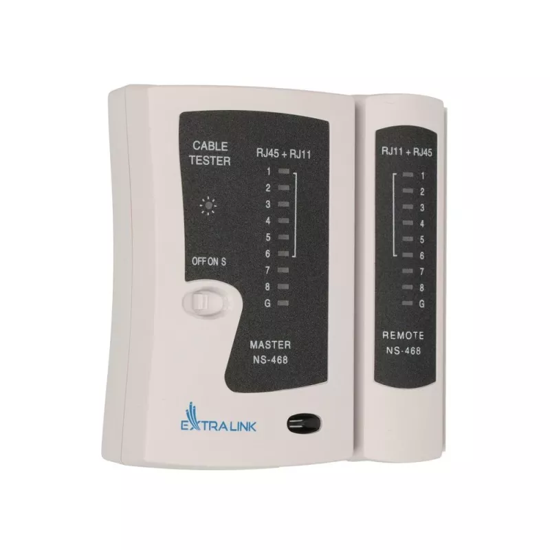 Tester per cavi Extralink, RJ45 RJ11
