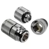 Scarico acqua G1/4 filettatura maschio – BitsPower Touchaqua, confezione da 2, argento